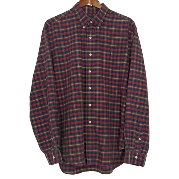 Polo Ralph Lauren Other - Polo Ralph Lauren Classic Fit Plaid Button-Down Shirt Navy/Multi Plaid XL